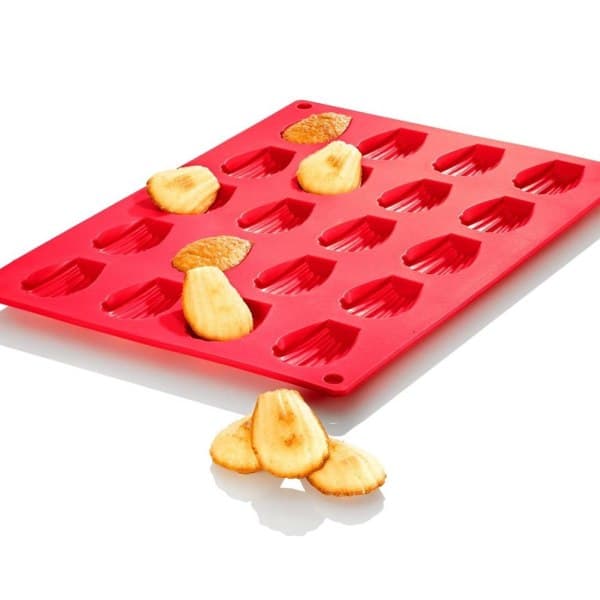 20 håligheter silikon Madeleine form non-stick kakform bakning