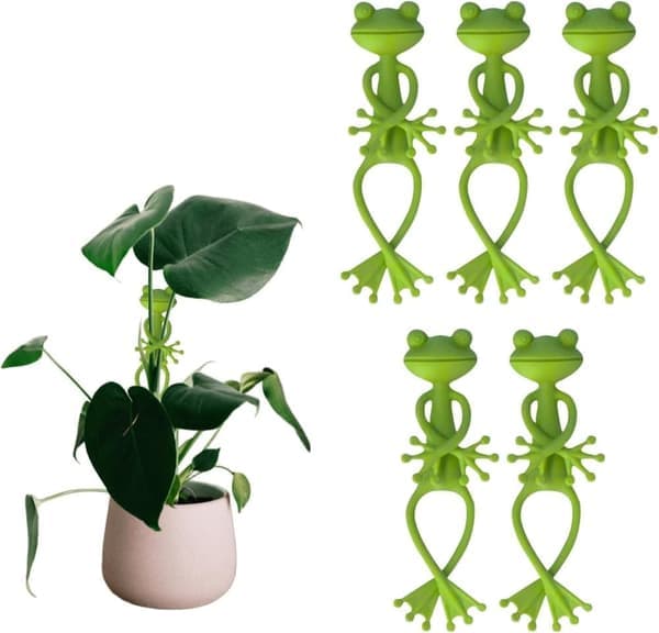 Groddesignade Växtstöd - 5-pack - Klätterväxter - Gröna - 8-10cm