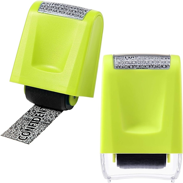 2-pack Identity Theft Stamps, Protective Roller Stamps