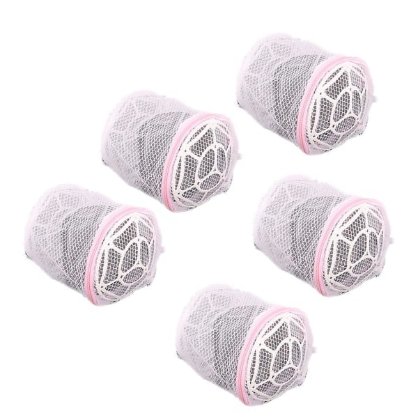 5-pack tvättnät för BH:ar, enkellager, förhindrar deformation, vit, 15 x 15 cm