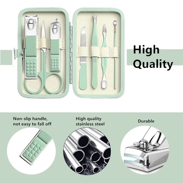 [QD] Manicure Set for Men and Women, Stainless Steel Nail Clippers, Toe and Finger Nail Cutter, Personal Care