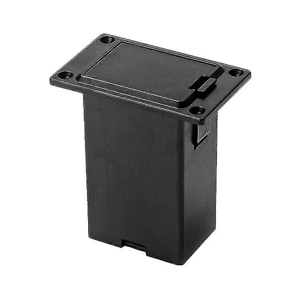 9V Batteriholder Rum til Akustisk Guitar Bas Pickup Sort