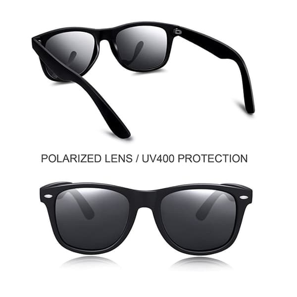 Polarisoidut aurinkolasit UV400-suojalla - Musta / Sininen_qq