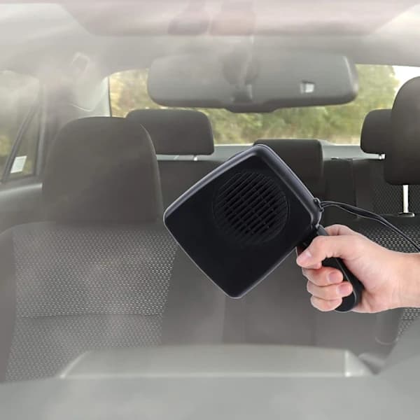 Car Windshield Defogger and Heater, Quick Heating for Winter Defrosting, Portable and Energy-Efficient Solution for 12V Cars