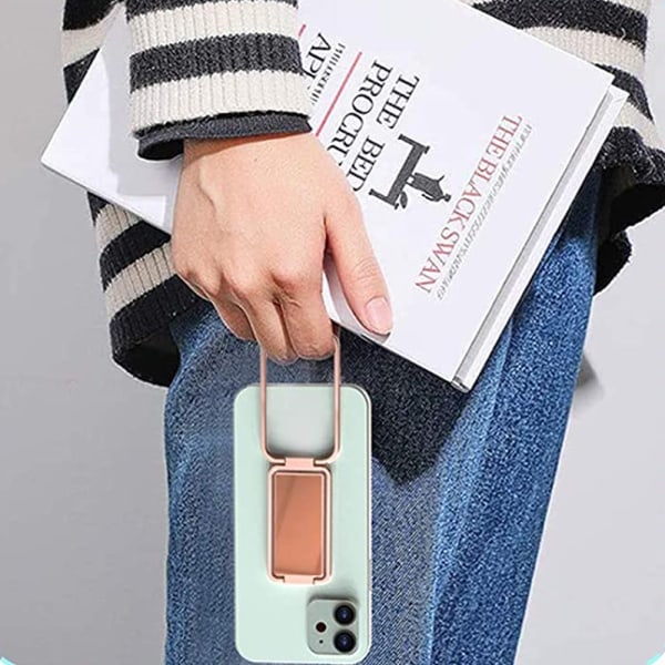 [QD] Ultratynn sammenleggbar mobiltelefonholder - rosegull
