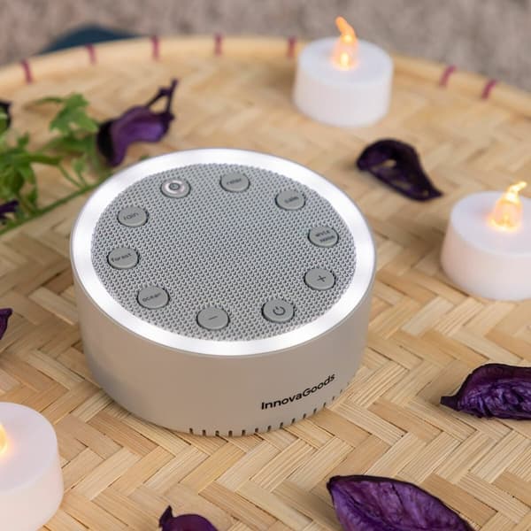 Sleep Aid Device with White Noise and Light Therapy