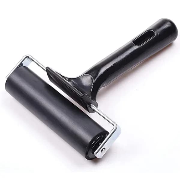 QU-6CM Brayer Roller för hantverk Tryck Roller Konst Skärm Roller Gummi Roller Brayer,A