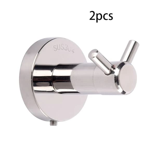 Ruostumattomat koukut kylpyhuoneen koukut keittiökoukut - 6*6cm, 2kpl