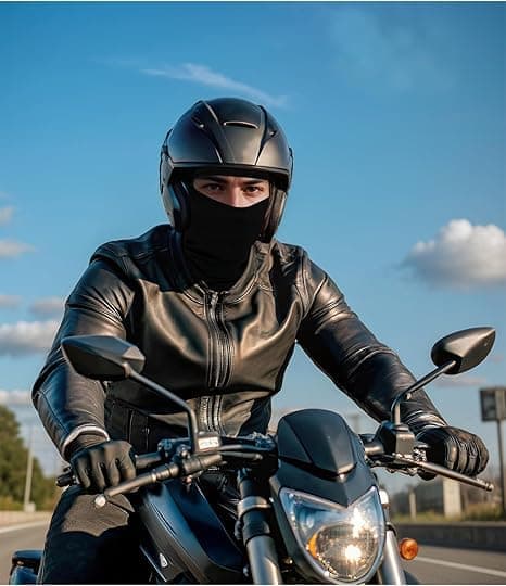 Lightweight Versatile Face Mask - Breathable for Motorcycling, Skiing, or Everyday Use