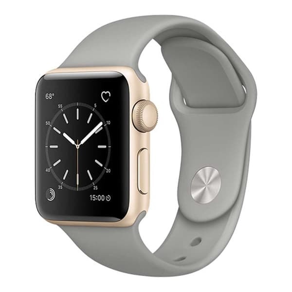 Grå Apple Watch 1/2/3/4/5/6/7/8/SE Urrem Silikone 38/40/41_qq