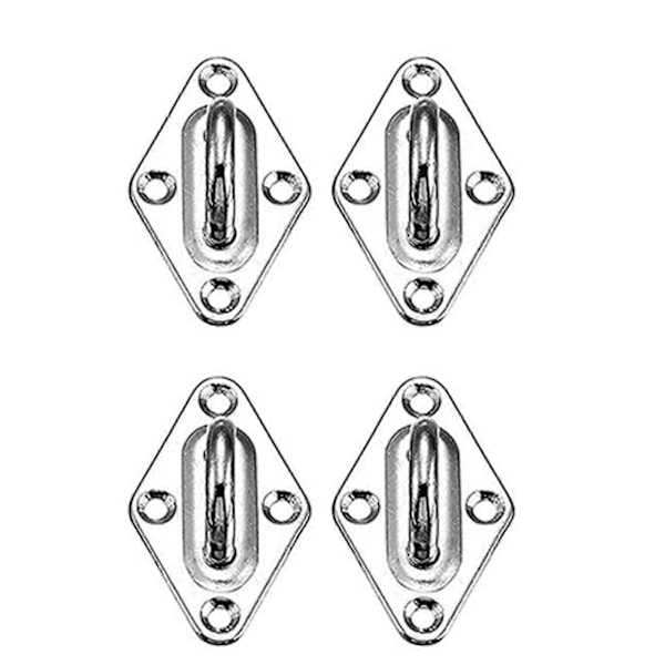 Udendørs Terrasse Rektangel Markise Fastgørelsessæt Rustfrit Stål til Solsejl Baldakin Beslag Kraftig Solsejl Hardware_ufo Correct 6mm set