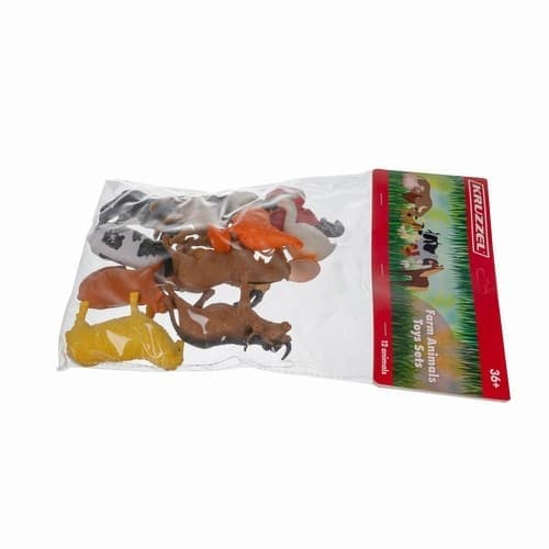 Bondegårdsdyr Figurer Legetøj - 12 dele