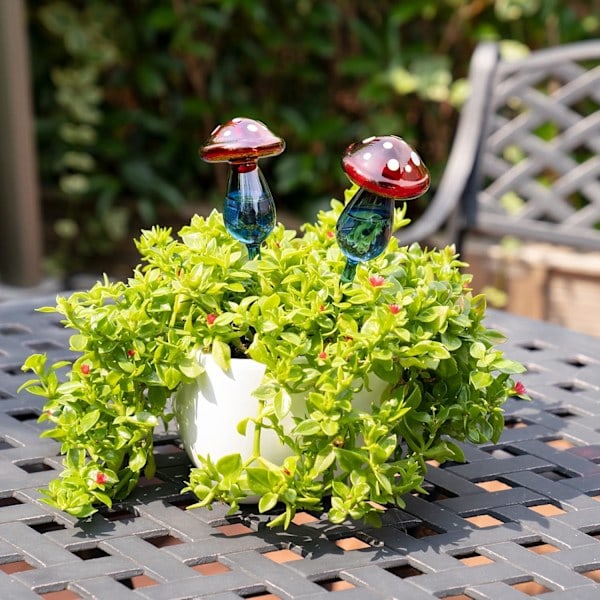 \"QD\" Svamp SelF10-Vandingskugle 2-pak 25 cm Lang til Hjem Indendørs Udendørs Have Terrasse Hængende Blomst Automatisk Vandingssystem