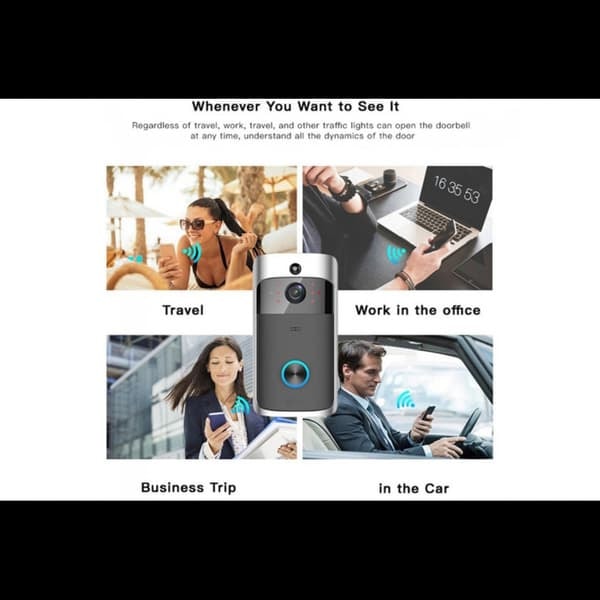 Trådløs dørklokke m. Kamera og Wifi_qq