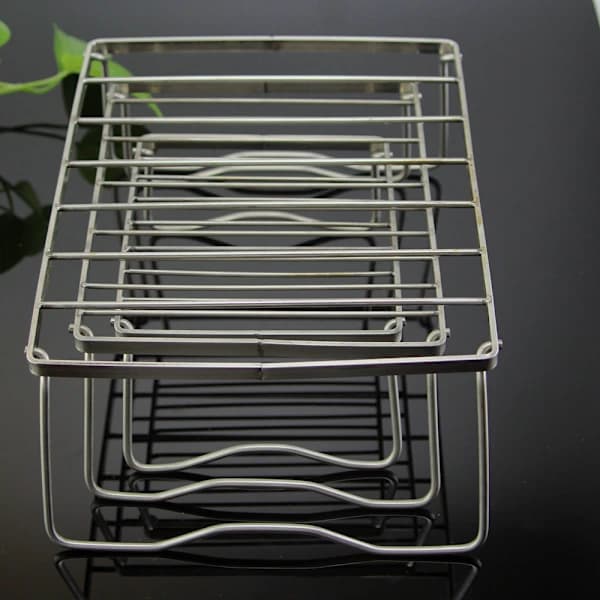 Bærbar sammenklappelig udendørsgrill, 304 rustfrit stål og aluminiumslegering, til camping, picnic, backpacking, parker