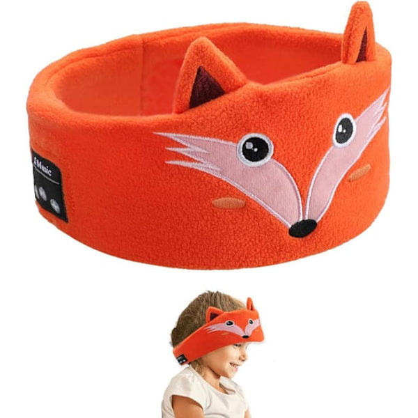 Sovhörlurar / Sömnmask med Bluetooth-hörlurar Orange