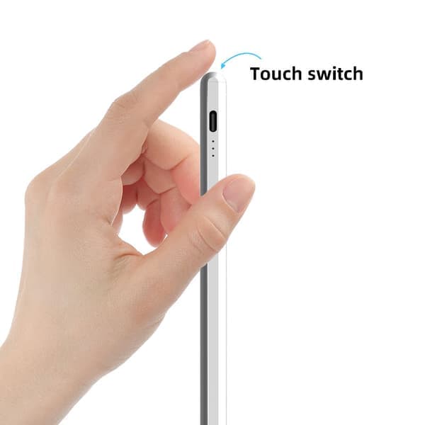 Stylus-kynä USB-C 2 varakärjellä, valkoinen