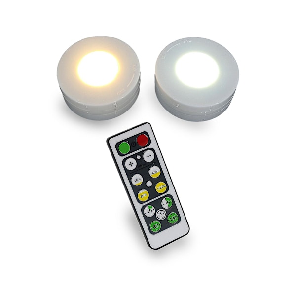 st LED Wireless Lights with Remote Control for Cabinets, Display Cases, Wardrobes Warm light
