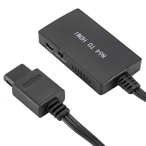 \"QD\" Nintendo 64 till HDMI-omvandlare HDMI-kabel för N64 SNES GameCube