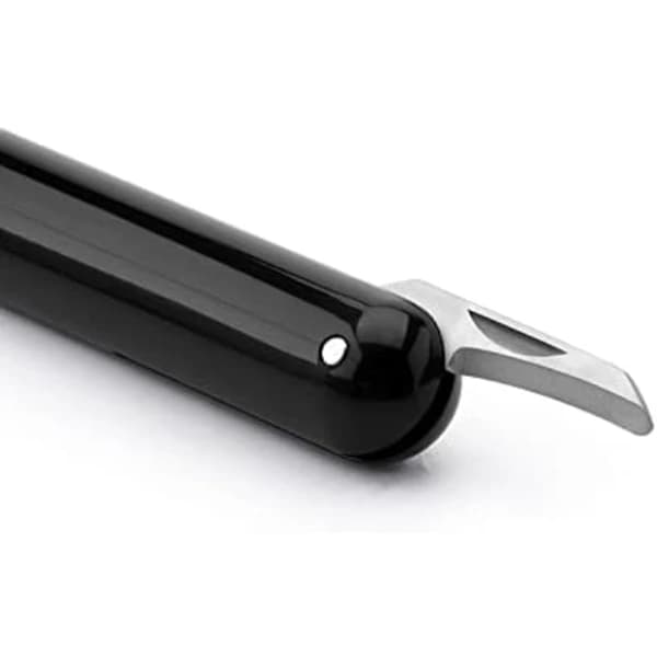 Lufttryksvinåbner med folieskærer i rustfrit stål, nem korkfjernelse til hjemmefester, sort black