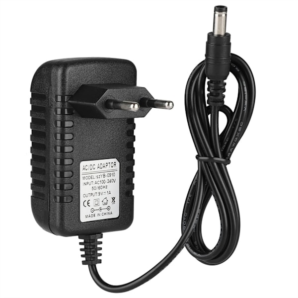 QD-Varmebestandig Li-ion ladeadapter 9V/1A Hurtiglading med flertrinnsbeskyttelse