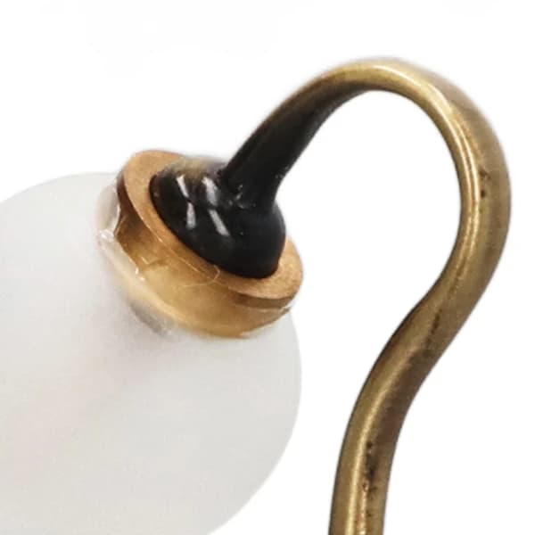 1:12 Skala Miniature Bordlampe Model Blomst Form Blød Belysning Simulering Dukkehus Skrivebordslampe
