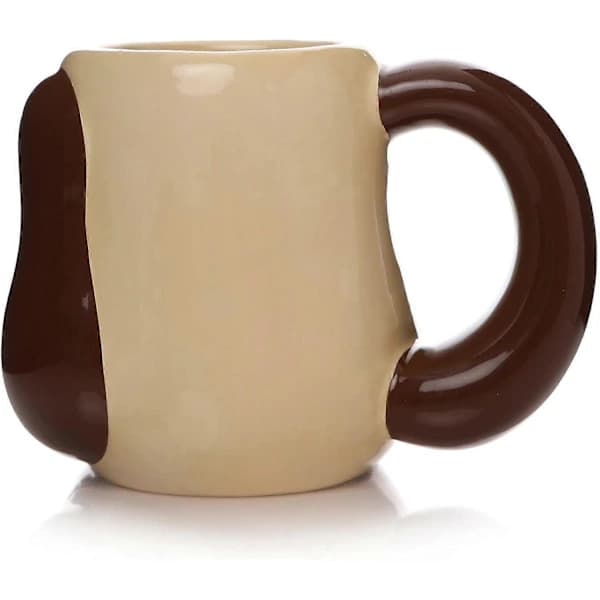 HA~Keramisk kaffemugg | 3D-formad kaffekopp & te-mugg | Roliga muggar för män | Nyhet Mugg Stor Mugg