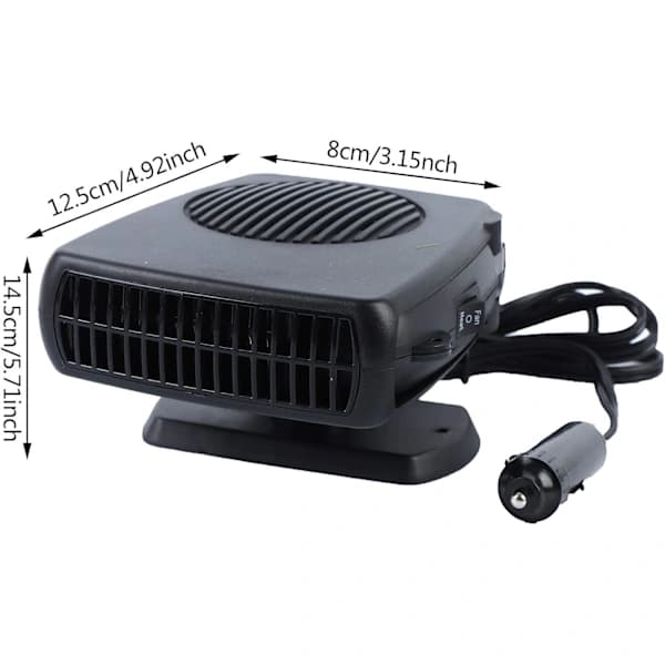 Car Windshield Defogger and Heater, Quick Heating for Winter Defrosting, Portable and Energy-Efficient Solution for 12V Cars