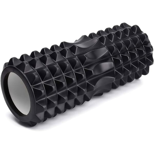 Foam Roller / Foam Roller -hieronta - Träning (Musta)