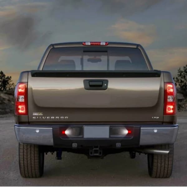 2 × hvid LED-nummerpladelyssæt til Silverado GMC Sierra 1500 2500 3500