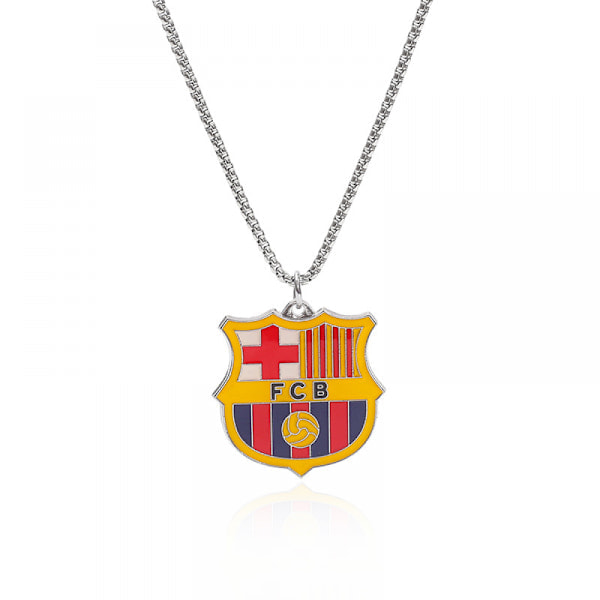 QD-REMAKE Halskjede med Barcelona Fotballklubbs emblem Barcelona