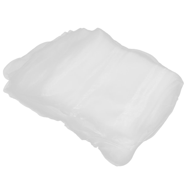 Hvite, transparente gardiner for vinduer, 274 cm lange, 2 paneler, lette hvite gardiner, enkle gardiner, enkel stang