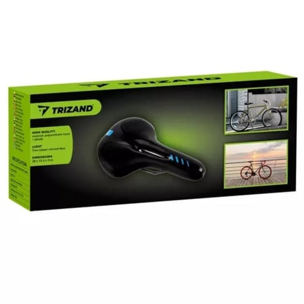 Sykkelsete med USB LED-lys - Sete for sykkel_QQ