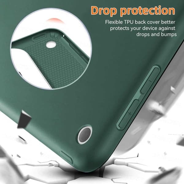 iPad 7/8 10,2″ Cover Etui Tri-fold Smart Case Sort_qq