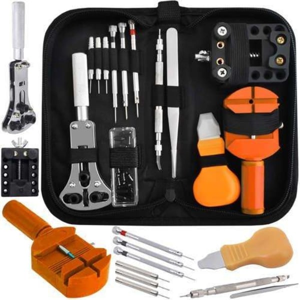 Klockverktygssats för Klockreparationer Batteribyte Boettöppnare_qu Multicolor multifärg