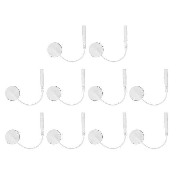 10 stk. NonWoven Stoff Elektrode Pad Fysioterapi Elektrode Plaster Tilbehør 2cm