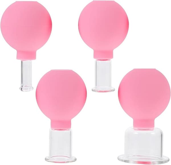 Ansigts Cupping Sæt, Ansigts Cupping, Premium Kvalitet, Cupping Sæt Massage, 4 Stykker
