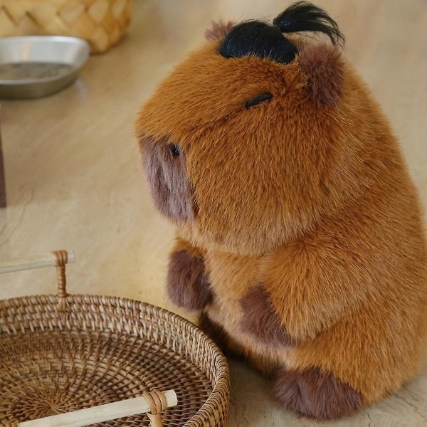 Plyschleksak Capybaradocka Capybara Plyschdocka sovkudde 35CM
