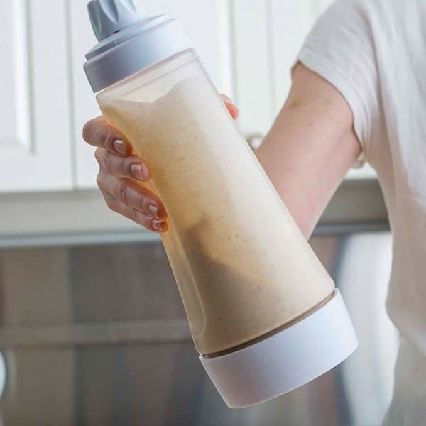 1000 ml Cupcake Vaffel Pannekakerøre Shaker Flaske