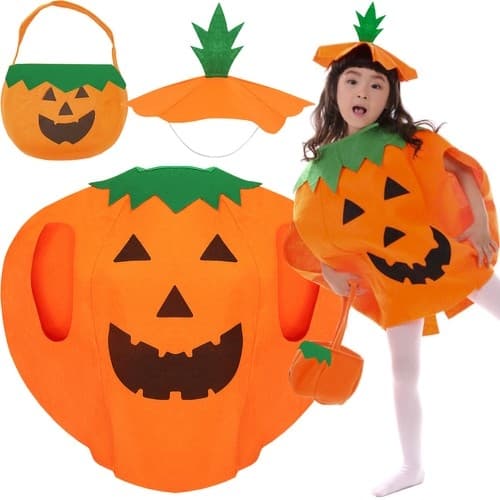Lasten asu - Kurpitsa Halloween 135
