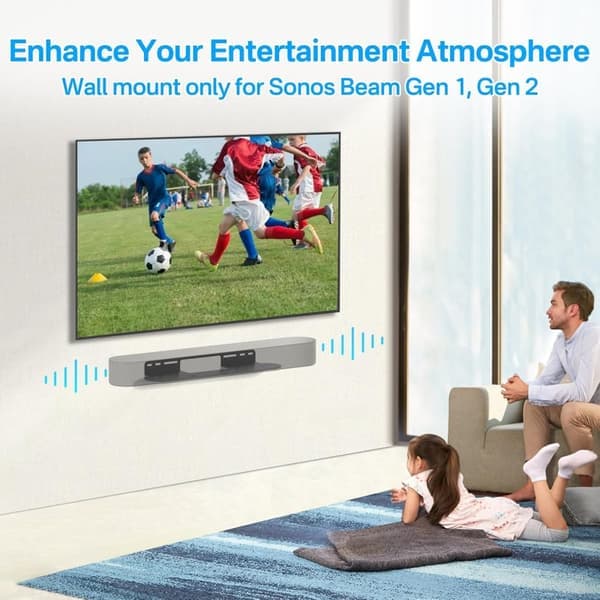 Sonos Beam G2/Beam Soundbar Seinäteline 0