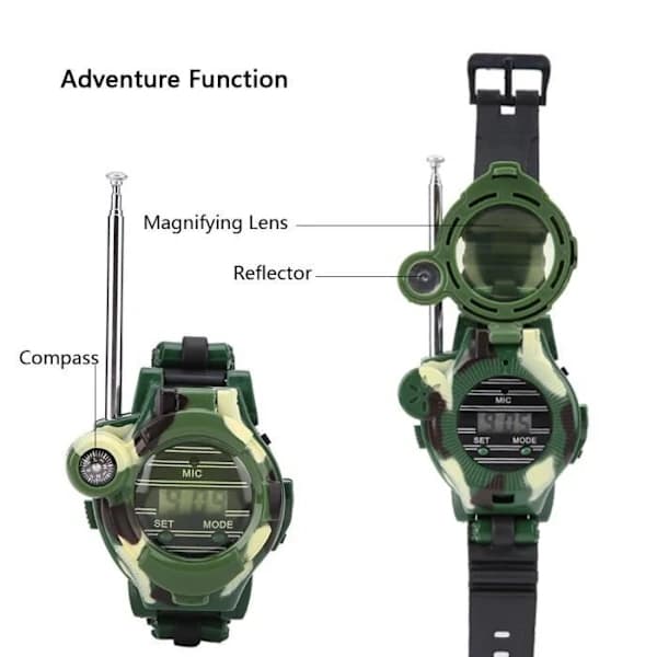 2 Walkie-talkies för utomhusbruk