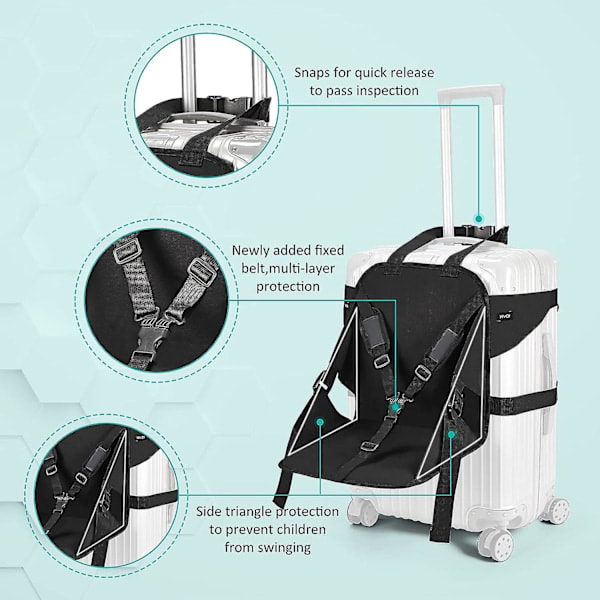 [QD] Resesits för barn, bärbar stol, barnvagn, barnstol för bagage