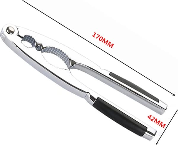 Nutcracker, high-quality, robust zinc casting with very good power transmission, (spring model)
