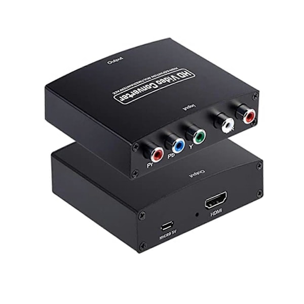 Komponentti HDMI-muunnin, PORTTA YPbPr HDMI-adapteriin + R/L äänen ulosvetäjä