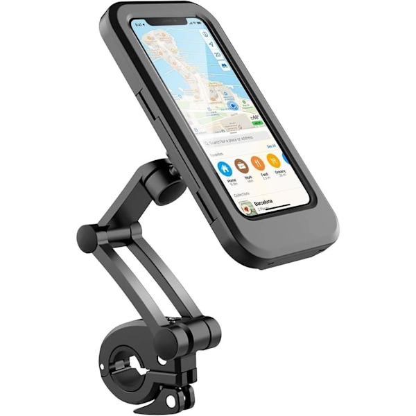 Cykelholder cykelbeslag til mobiltelefon vandtæt 360 graders_qq