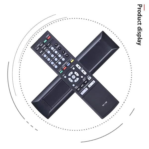 [QD] Fjernbetjening RC-1189 Erstatning for AV-receiver AVR-S700W AVR-S710W AVR-S720W AVR-X1100W AVR-X1200W AVR-S700 {FW} Sort