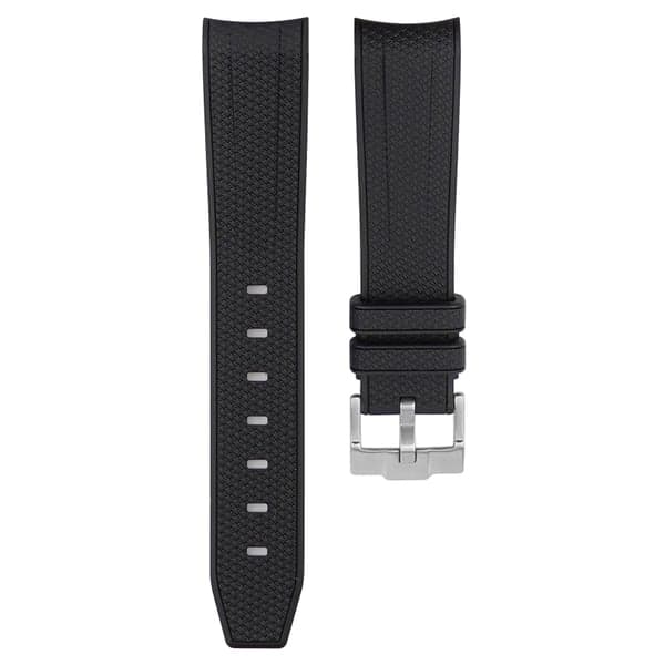 Silikone Urrem til Omega Swatch Sort