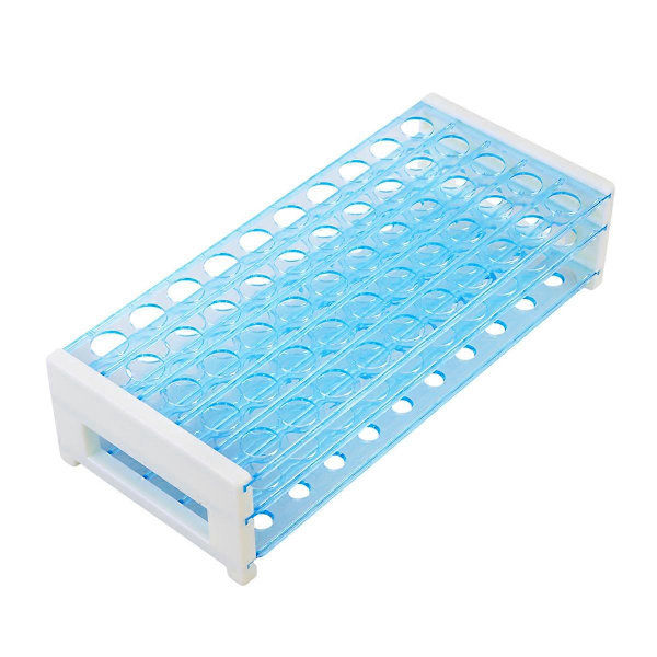 QU/Plast 15mm/50 Venttiiliä 3 Kerroksinen Koeputkiteline Pidike Putkiteline Koulu Laboratoriotarvikkeet