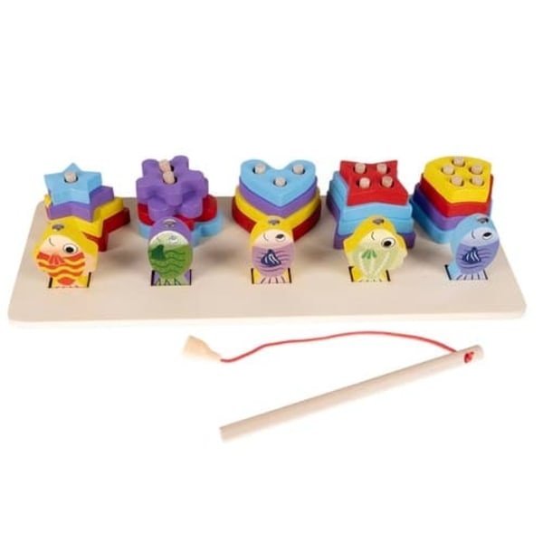 Pedagogisk Fiskespill for Barn – Sorter & Match_QQ